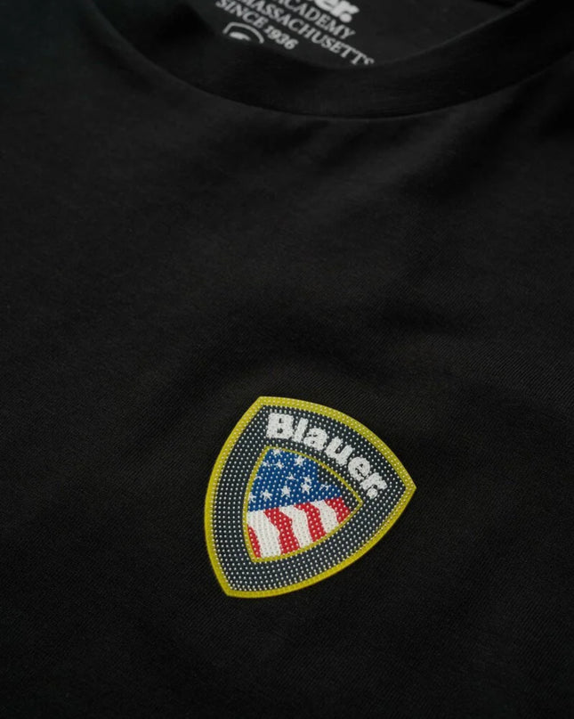 Blauer T-shirt Faxon Uomo Nero
