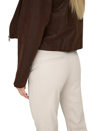 Only Pantalone Onlstella Donna Beige