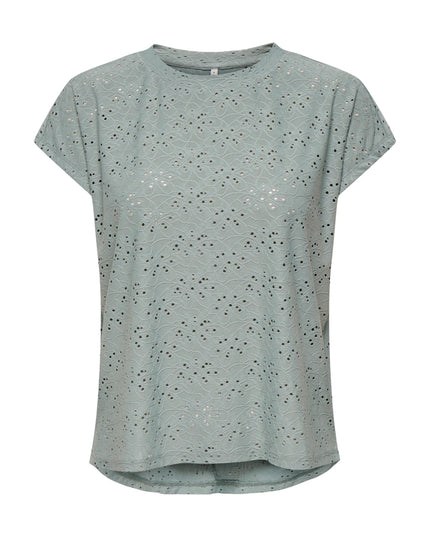 Only T-shirt Onlsmilla Donna Verde