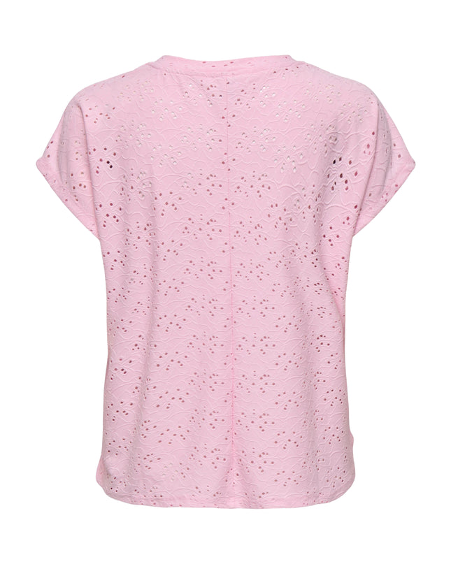 Only T-shirt Onlsmilla Donna Rosa