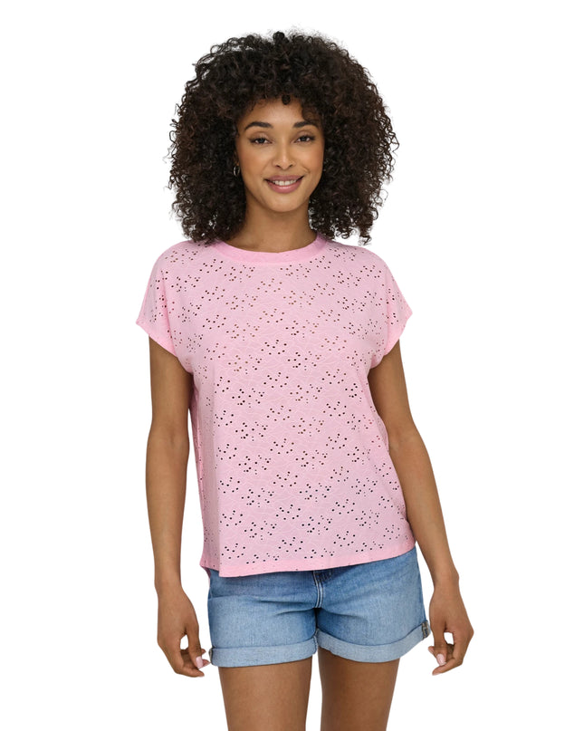 Only T-shirt Onlsmilla Donna Rosa