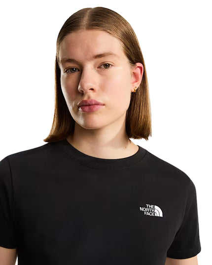 The North Face T-shirt Evolution Simple Done Donna Nero