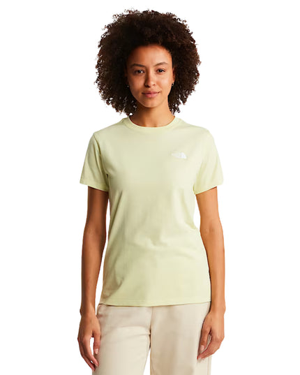 The North Face T-shirt Evolution Simple Done Donna Giallo
