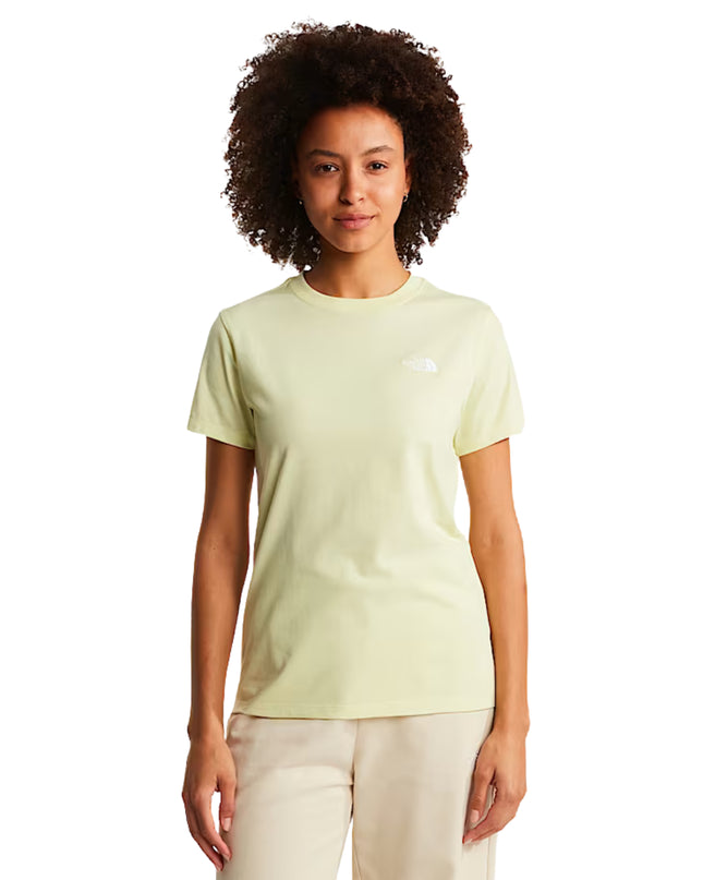 The North Face T-shirt Evolution Simple Done Donna Giallo