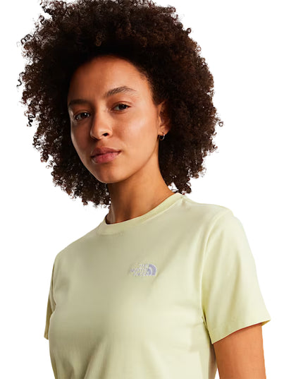 The North Face T-shirt Evolution Simple Done Donna Giallo