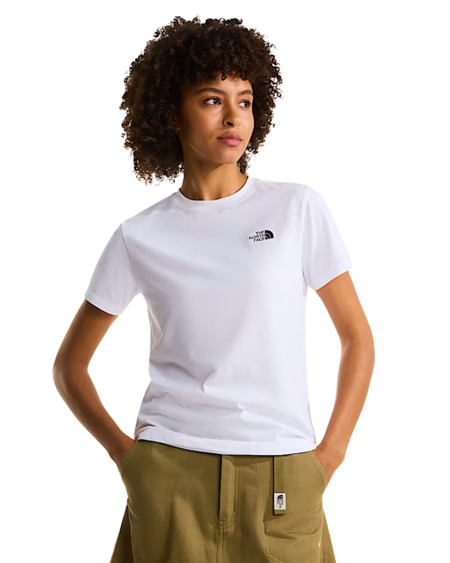 The North Face T-shirt Evolution Simple Done Donna Bianco
