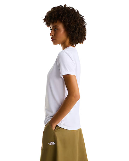 The North Face T-shirt Evolution Simple Done Donna Bianco