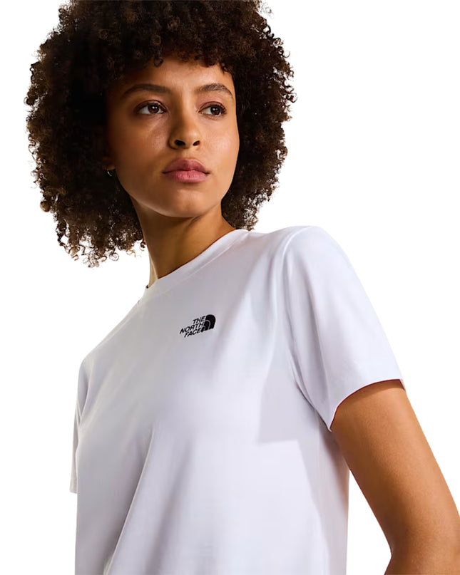 The North Face T-shirt Evolution Simple Done Donna Bianco
