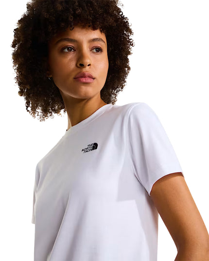 The North Face T-shirt Evolution Simple Done Donna Bianco