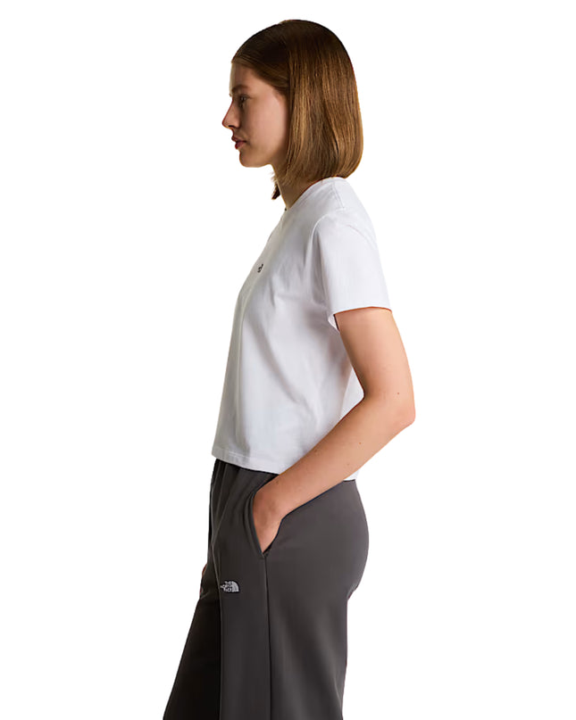The North Face T-shirt Essential Regular Donna Bianco