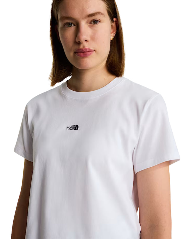 The North Face T-shirt Essential Regular Donna Bianco