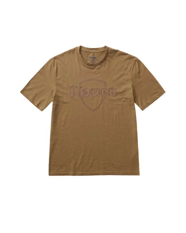 Blauer T-shirt Montfern Uomo Marrone