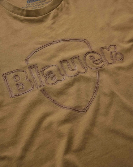 Blauer T-shirt Montfern Uomo Marrone