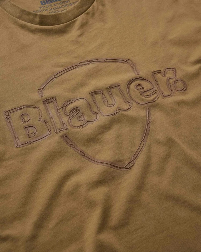 Blauer T-shirt Montfern Uomo Marrone