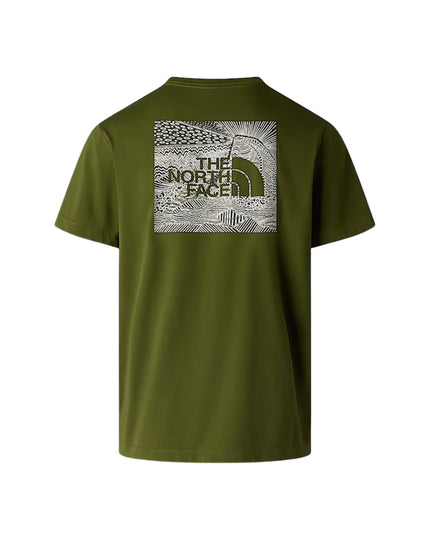 The North Face T-shirt Box Celebretion Uomo Verde