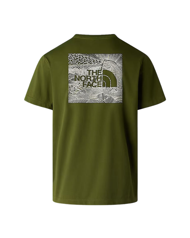 The North Face T-shirt Box Celebretion Uomo Verde