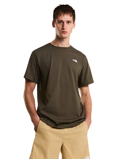 The North Face T-shirt Evolution Simple Dome Uomo Marrone