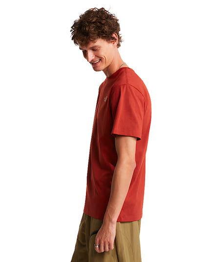 The North Face T-shirt Vertical Regular Uomo Arancio