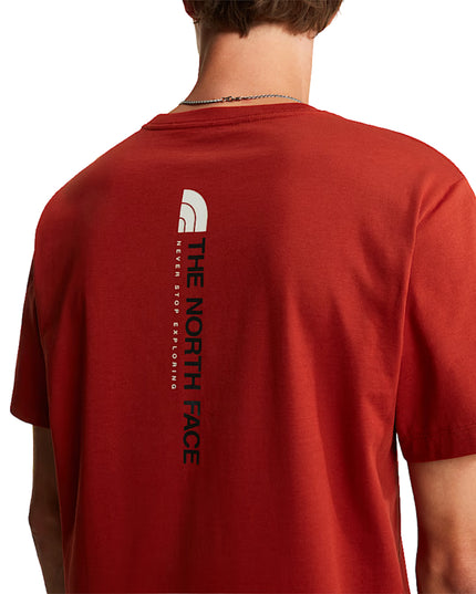 The North Face T-shirt Vertical Regular Uomo Arancio