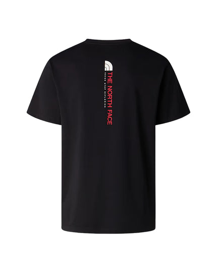 The North Face T-shirt Vertical Regular Uomo Nero