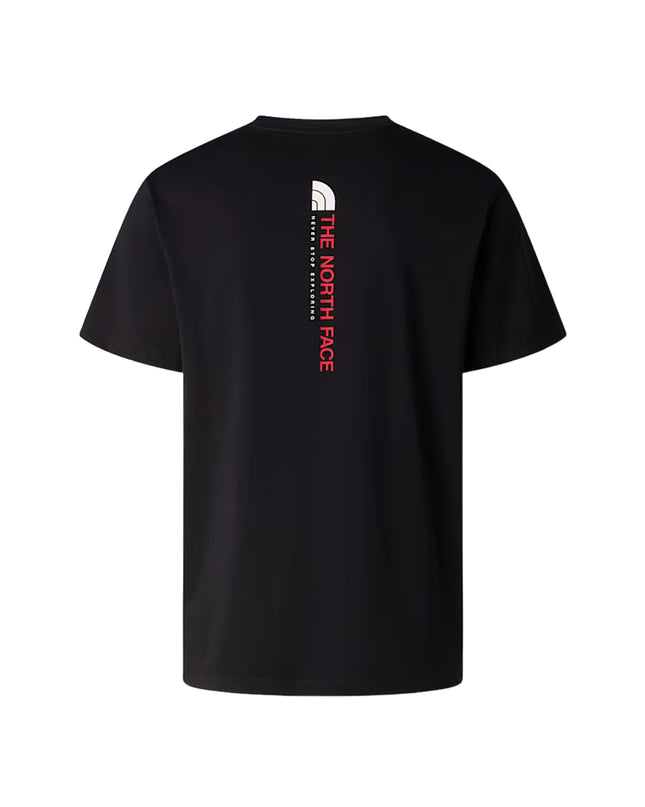 The North Face T-shirt Vertical Regular Uomo Nero