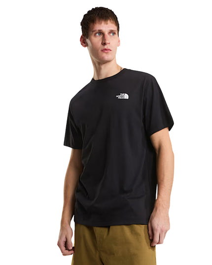 The North Face T-shirt Vertical Regular Uomo Nero