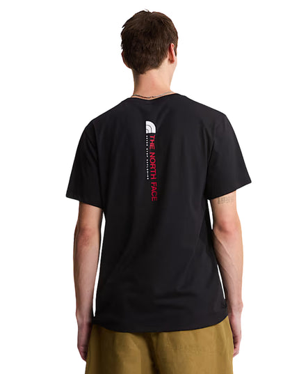 The North Face T-shirt Vertical Regular Uomo Nero