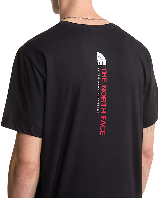 The North Face T-shirt Vertical Regular Uomo Nero
