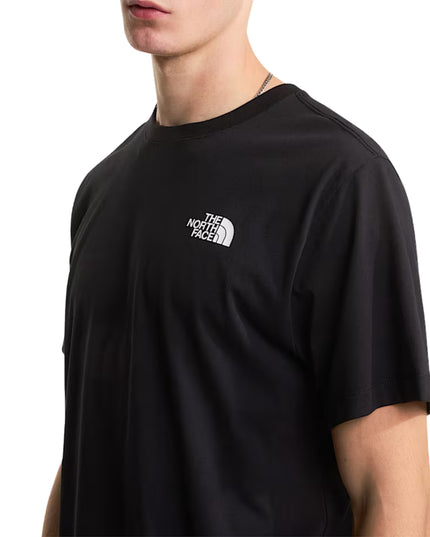 The North Face T-shirt Vertical Regular Uomo Nero
