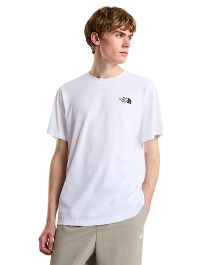 The North Face T-shirt Vertical Regular Uomo Bianco