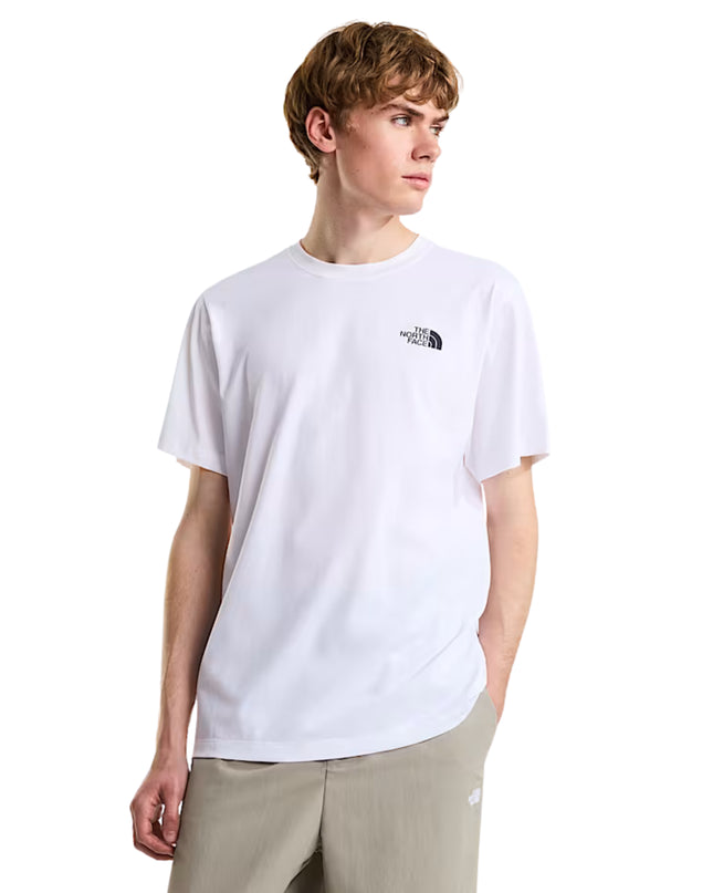 The North Face T-shirt Vertical Regular Uomo Bianco