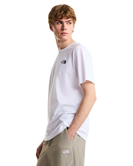 The North Face T-shirt Vertical Regular Uomo Bianco
