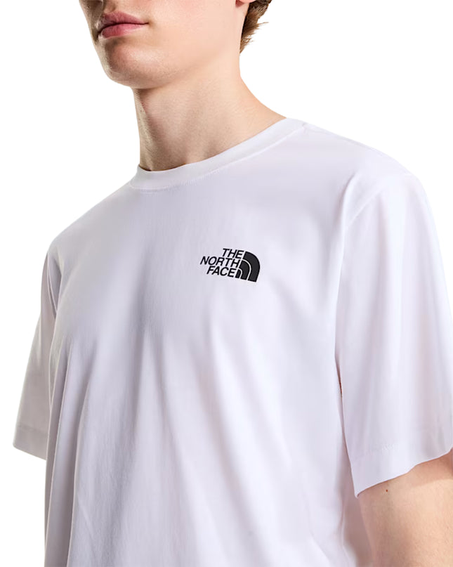 The North Face T-shirt Vertical Regular Uomo Bianco