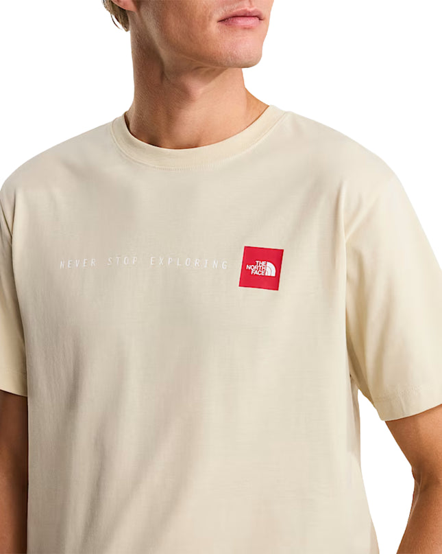 The North Face T-shirt Never Stop Exploring Regular Uomo Beige