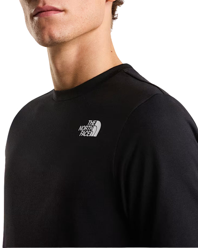 The North Face T-shirt Bitmap Logo Uomo Nero