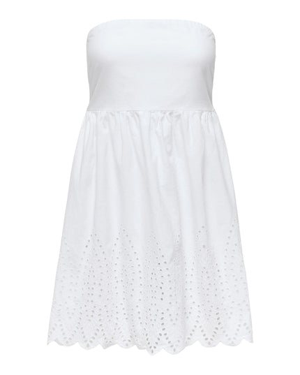 Only Vestito Onlutulum Donna Bianco