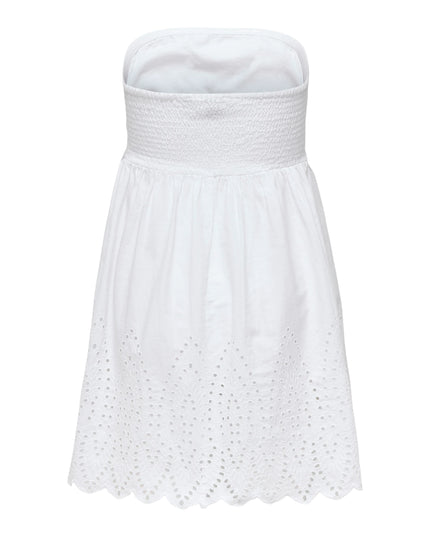 Only Vestito Onlutulum Donna Bianco
