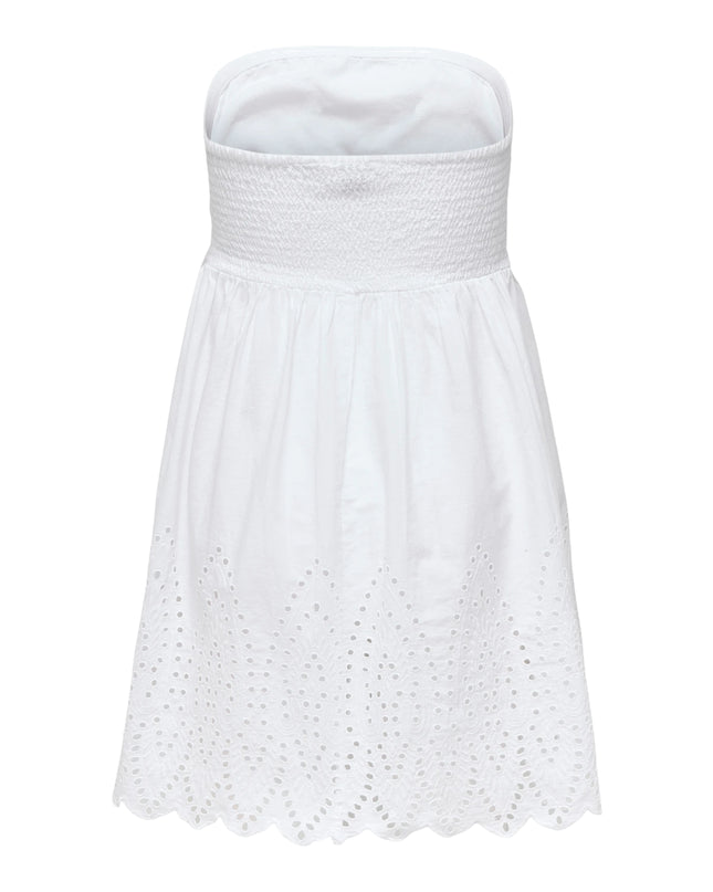 Only Vestito Onlutulum Donna Bianco