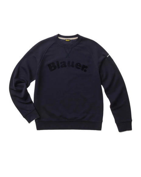 Blauer Felpa Camp Uomo Blu
