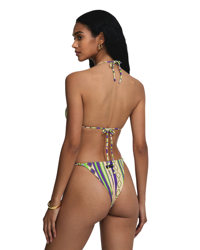 Me Fui Bikini Triangolo con Slip Fisso Donna Fantasia